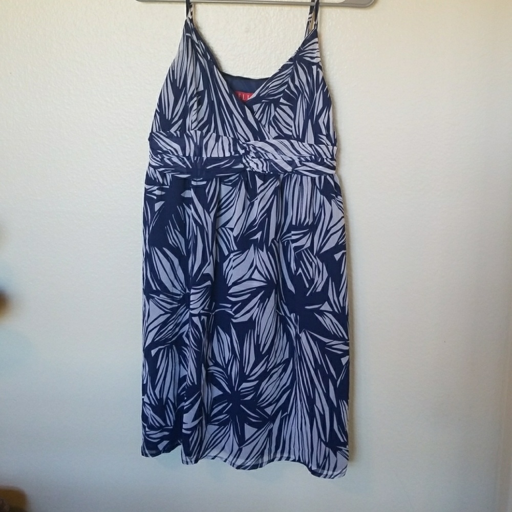 NWOT ELLE navy and white dress from Kohls